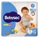 Foto do produto Fralda Babysec Ultrasec G 16 Unidades