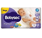 Foto do produto Fralda Babysec Ultrasec P 34 Unidades